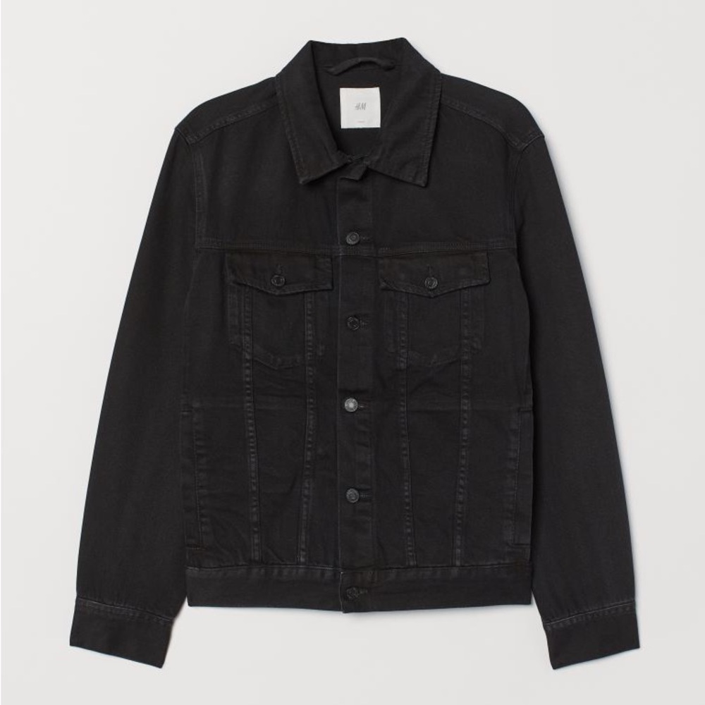 Men’s Black Jean Jacket H&M
